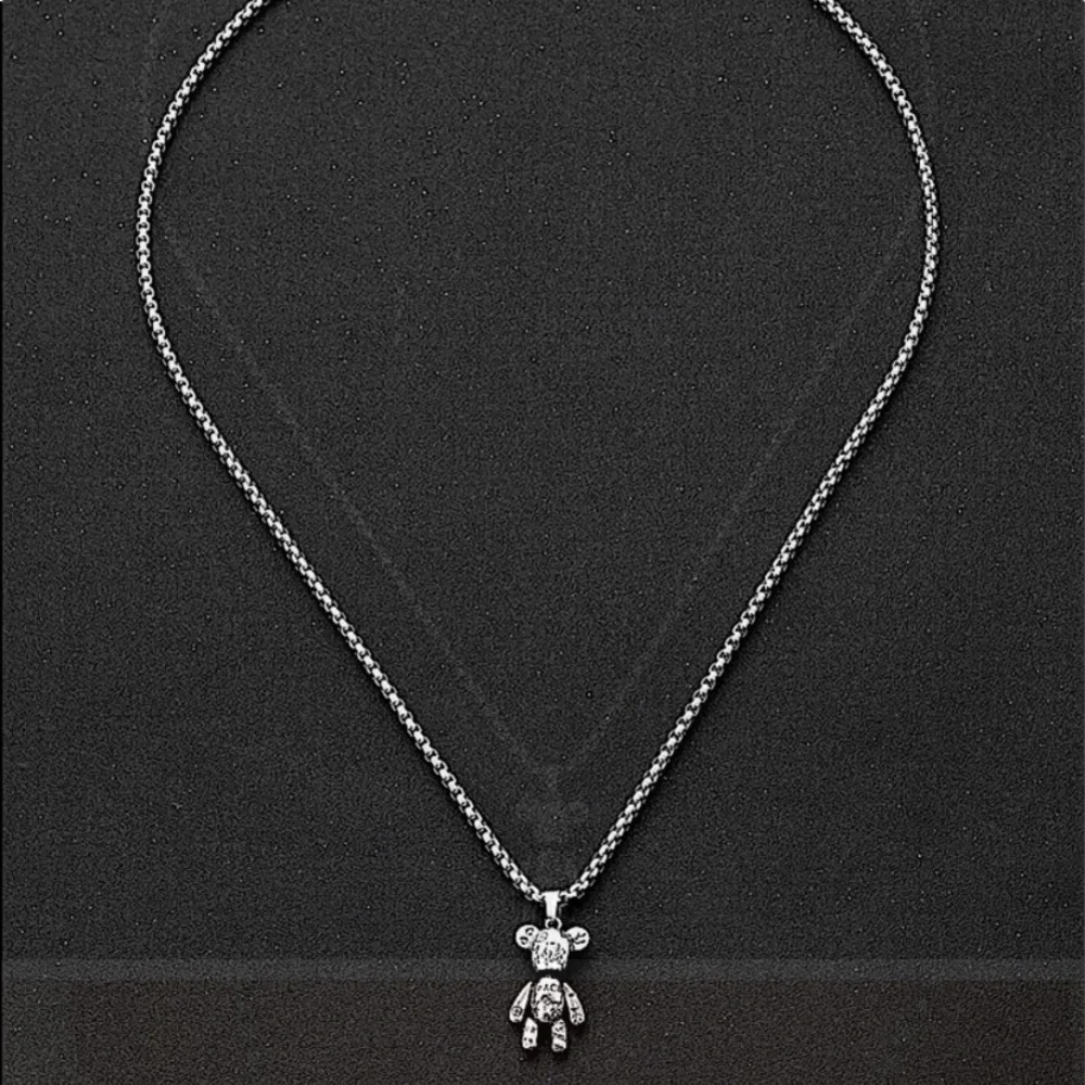 N/A silver teddy